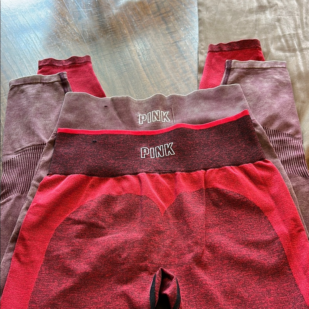 PINK Victoria's Secret seamless leggings.